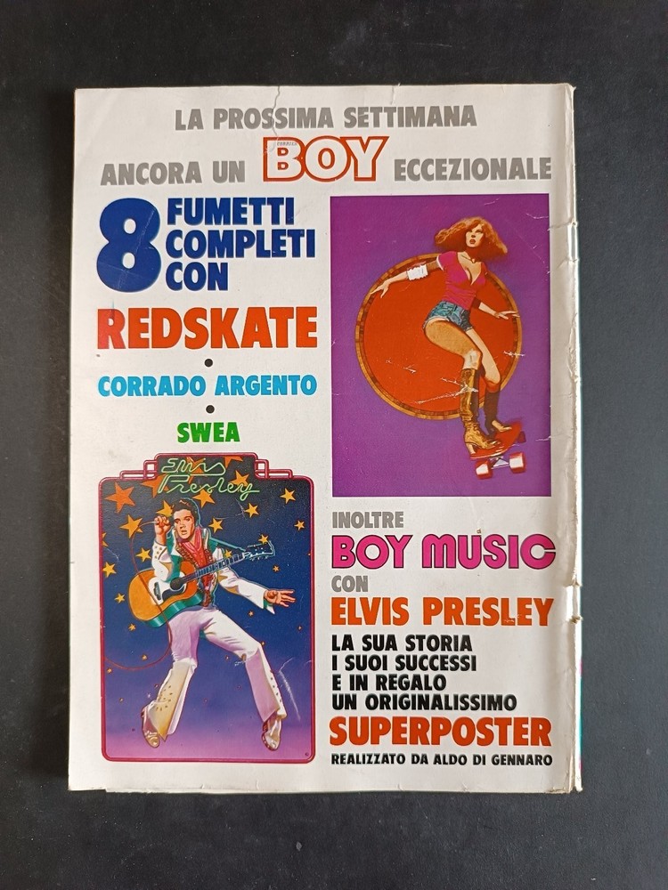 comic BOY Corriere della sera - year 1978 - n 14 - missing insert