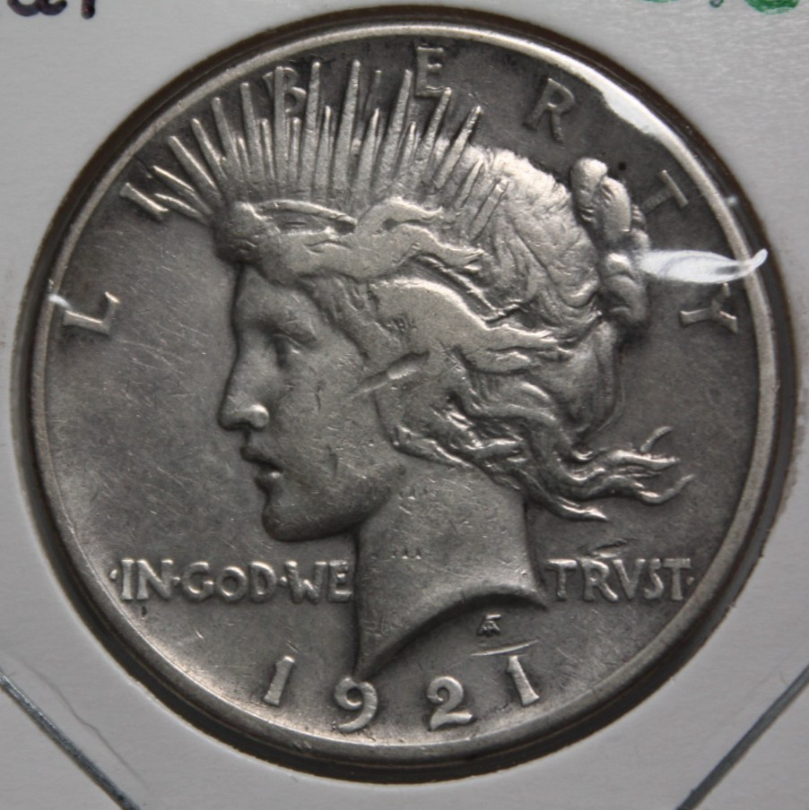 1921 $1 Peace Dollar [115GRA]