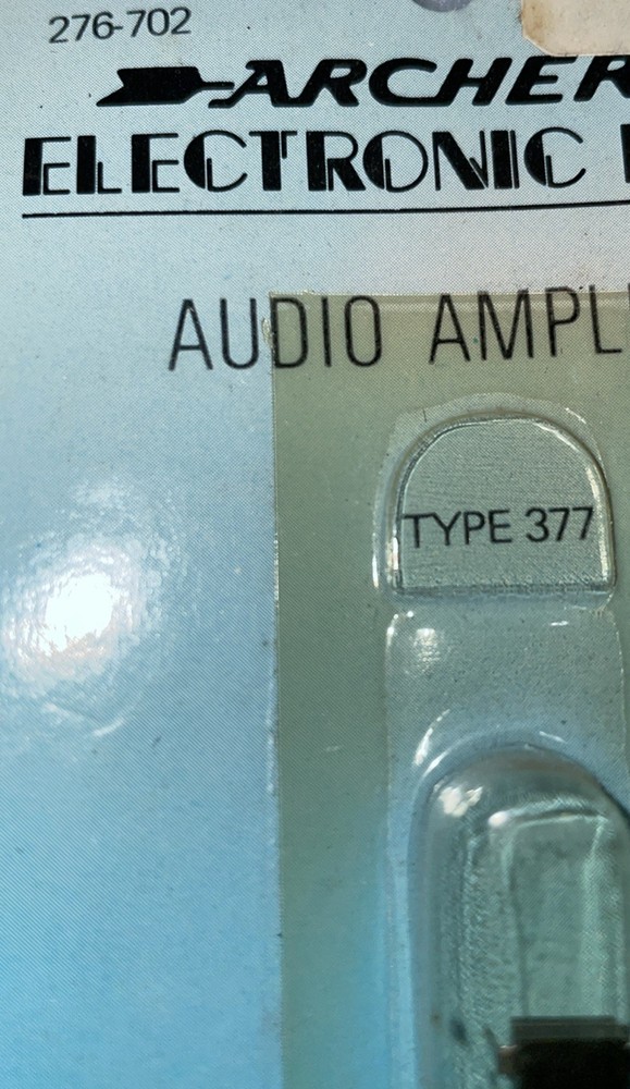 ARCHER ELECTRONICS 276-702 AUDIO AMPLIFIER.