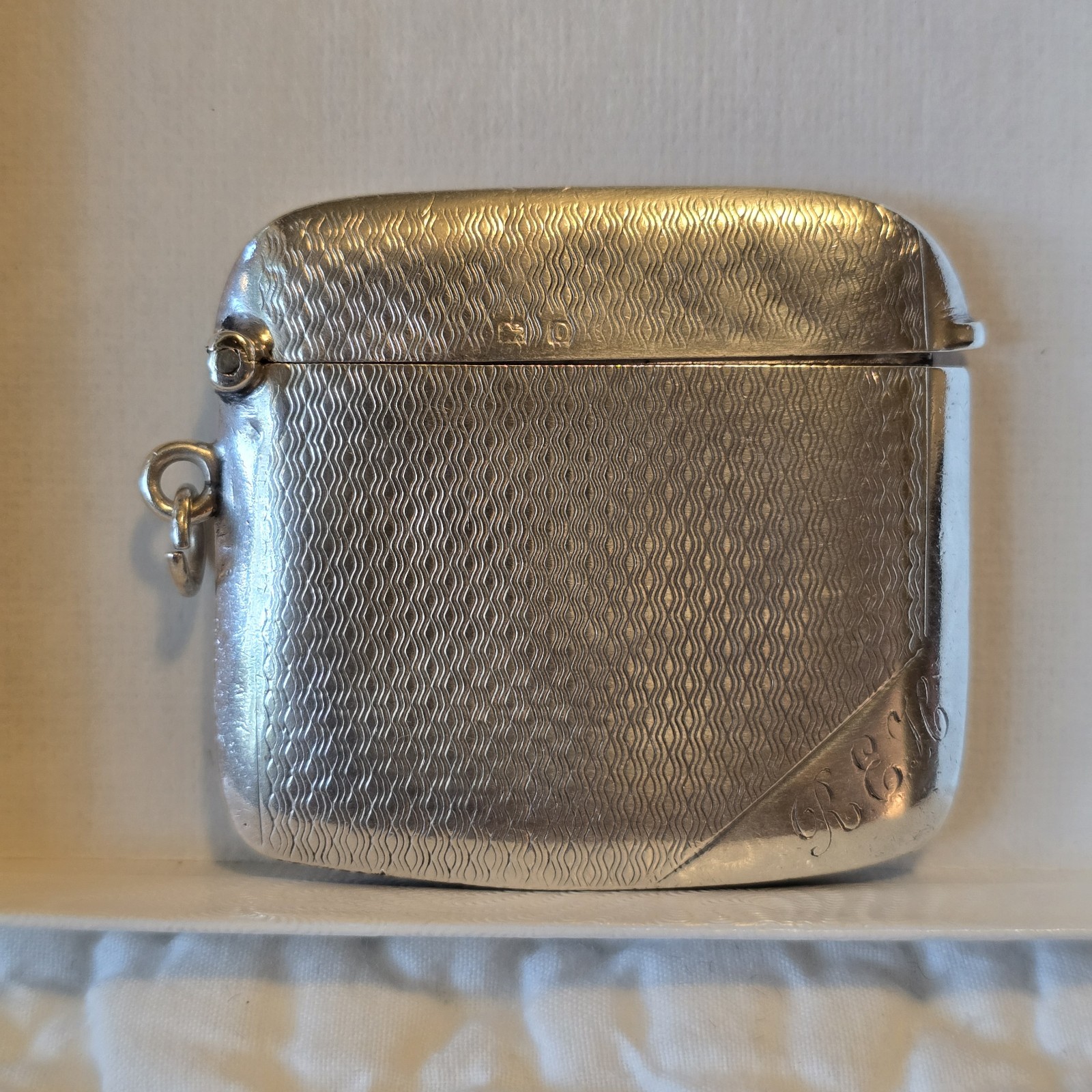 Antique Deakin & Francis Vesta Case Match Safe Holder Sterling Circa 1913 London