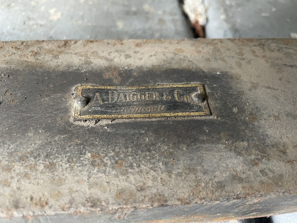 Antique A. Daigger & Co. Jar Rolling Ball Mill
