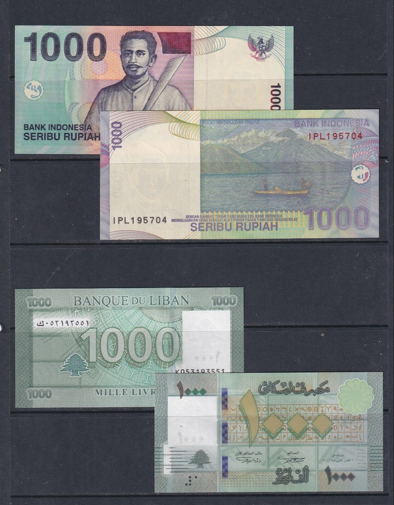 5 Worldwide aUNC/UNC Banknotes - Countries as Shown (46)