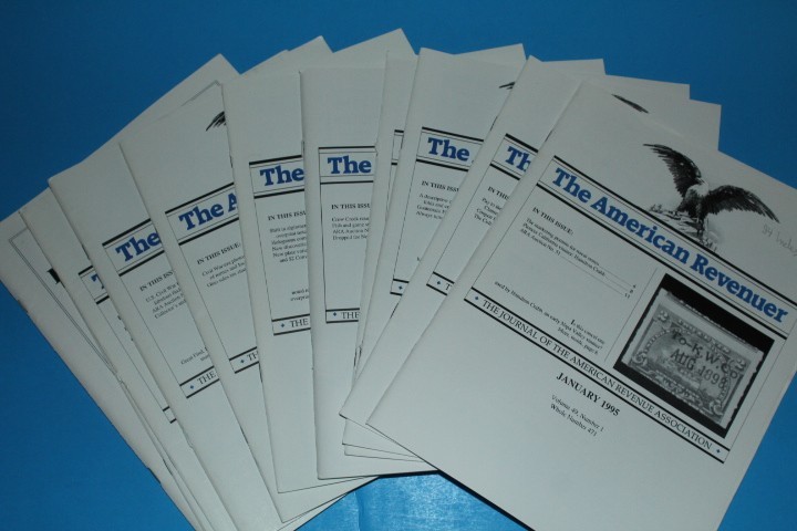 The American Revenuer Journal 1995 FULL Year BlueLakeStamps Outstanding content!