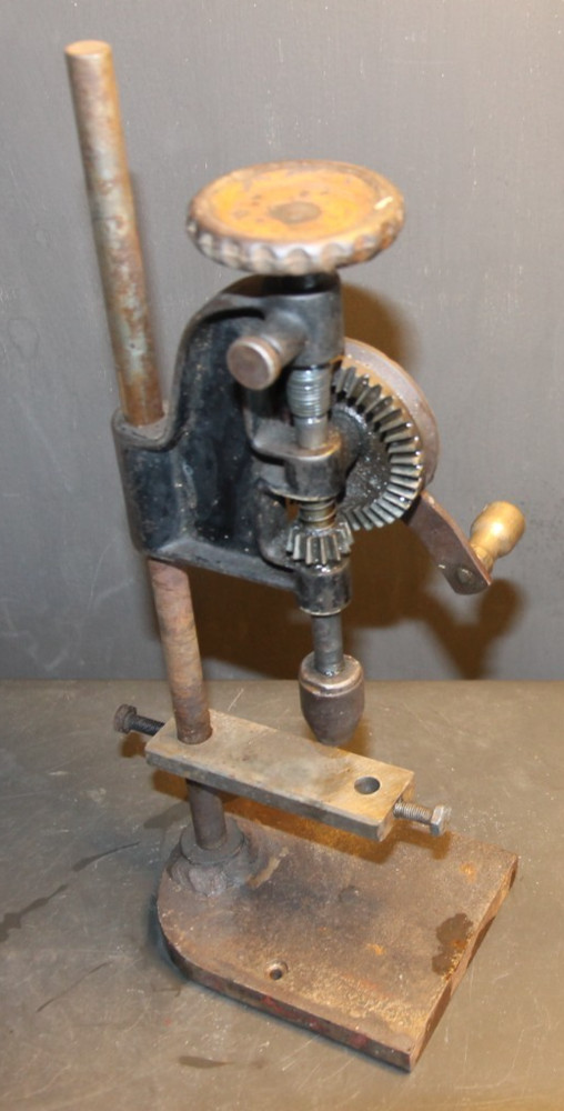 Metabo Vintage small Pillar Drill bench mounted clock maker etc.