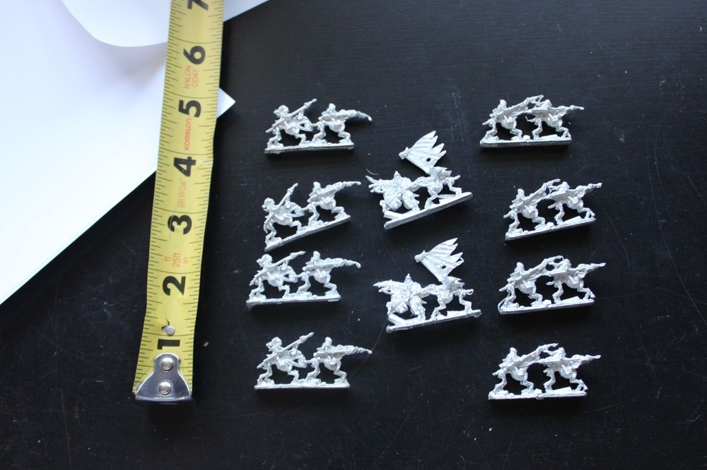 Warmaster: Undead Cavalry Regiment - Skeleton Warrior Lot