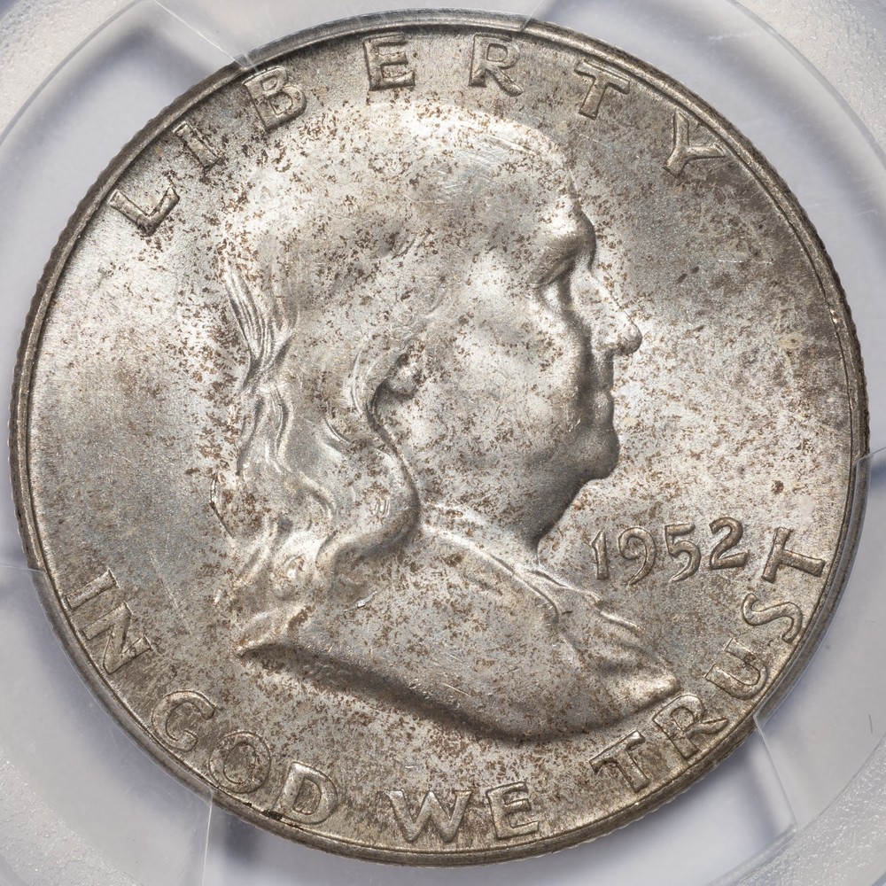 1952-S PCGS MS65 Benjamin Franklin Silver Half Dollar San Francisco Mint