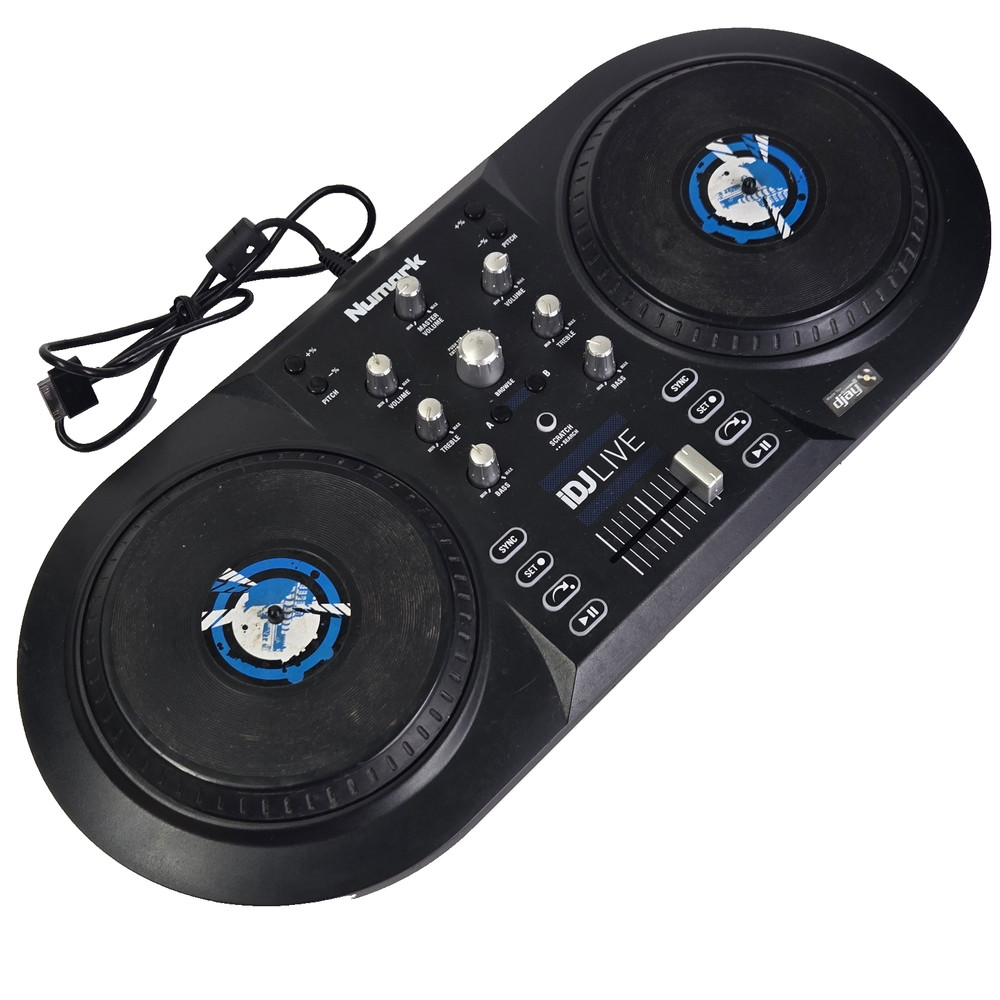Numark iDJ Live Digital DJ Controller Turntable Apple Mac PC Ipad Iphone Ipod