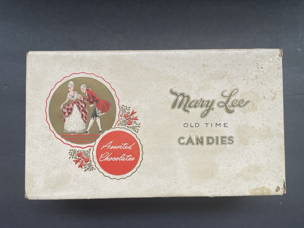 Mary Lee Old Time Candies box vintage empty