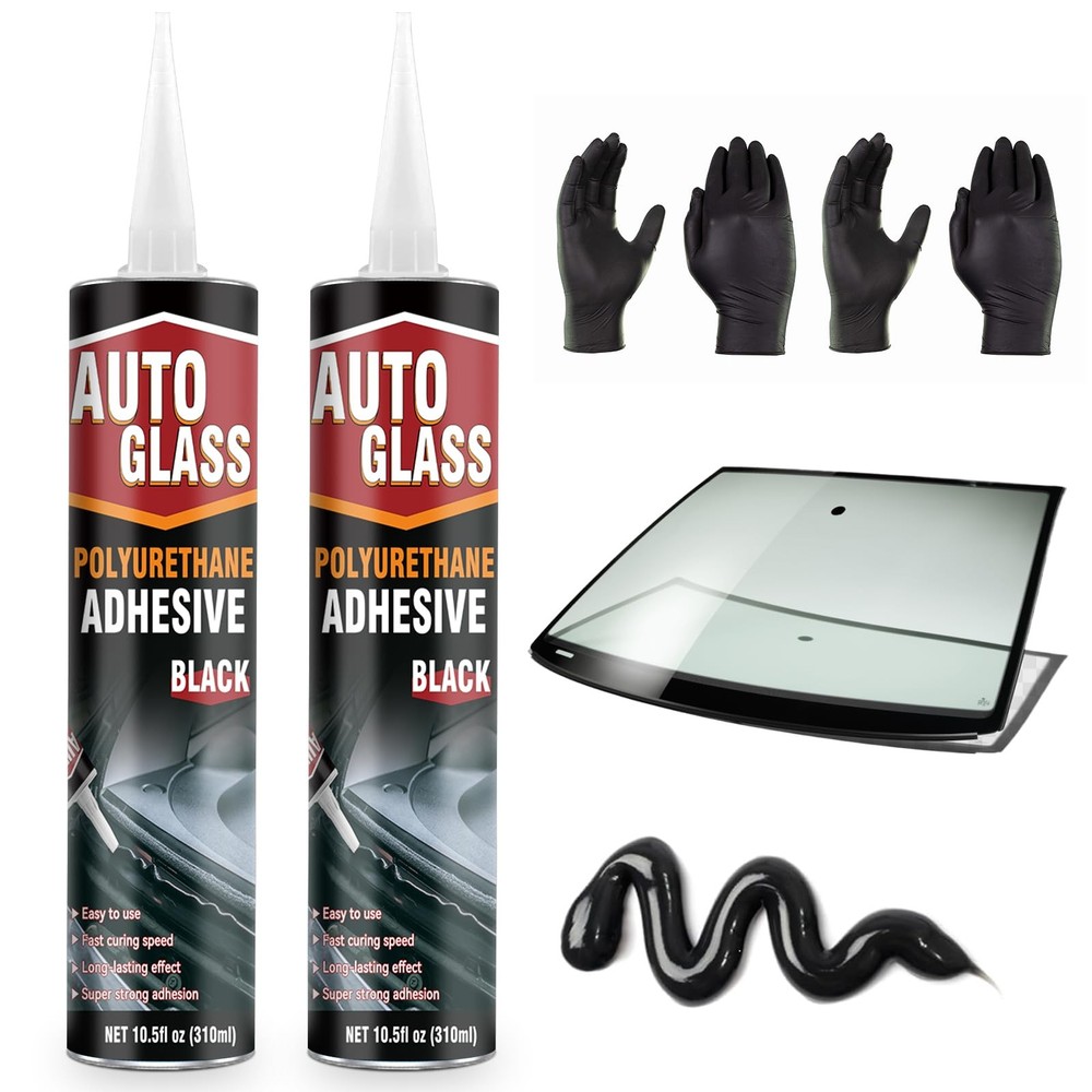 Polyurethane Windshield Sealant, Black Windshield Adhesive - High Viscosity, ...