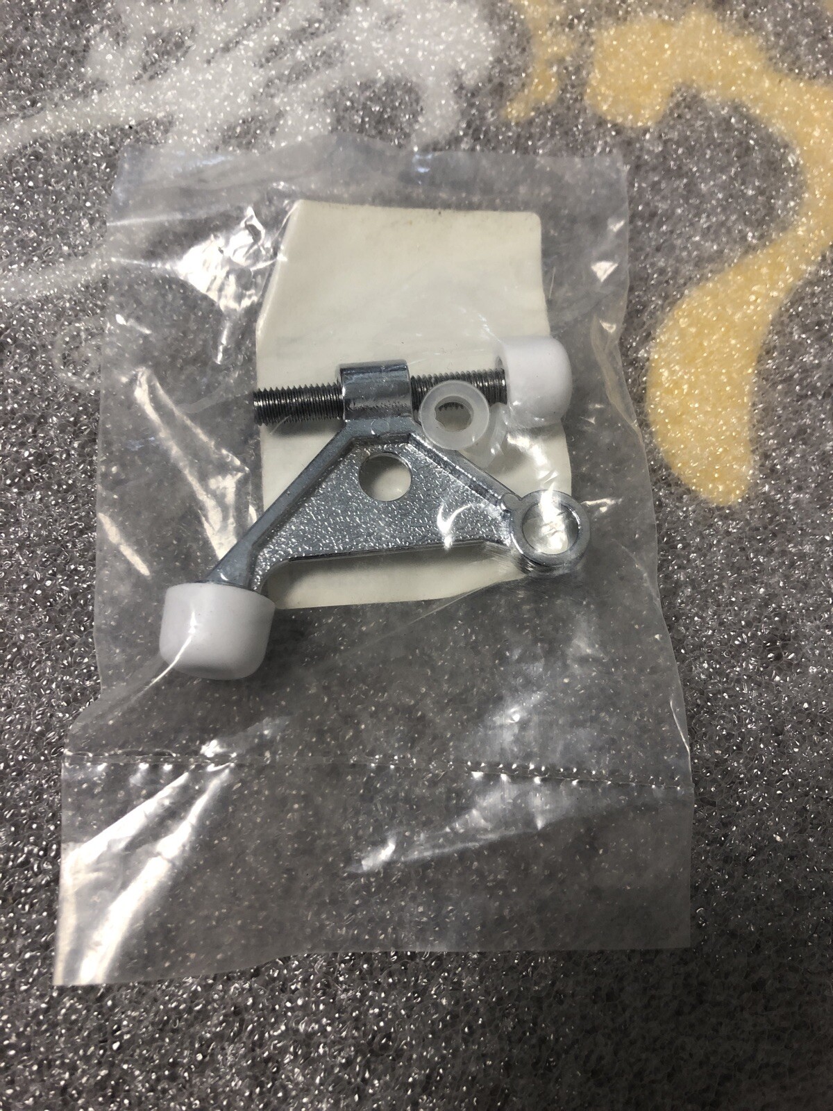 852354 Hinge Pin Door Stops Solid and Hollow Doors CHROME FINISH