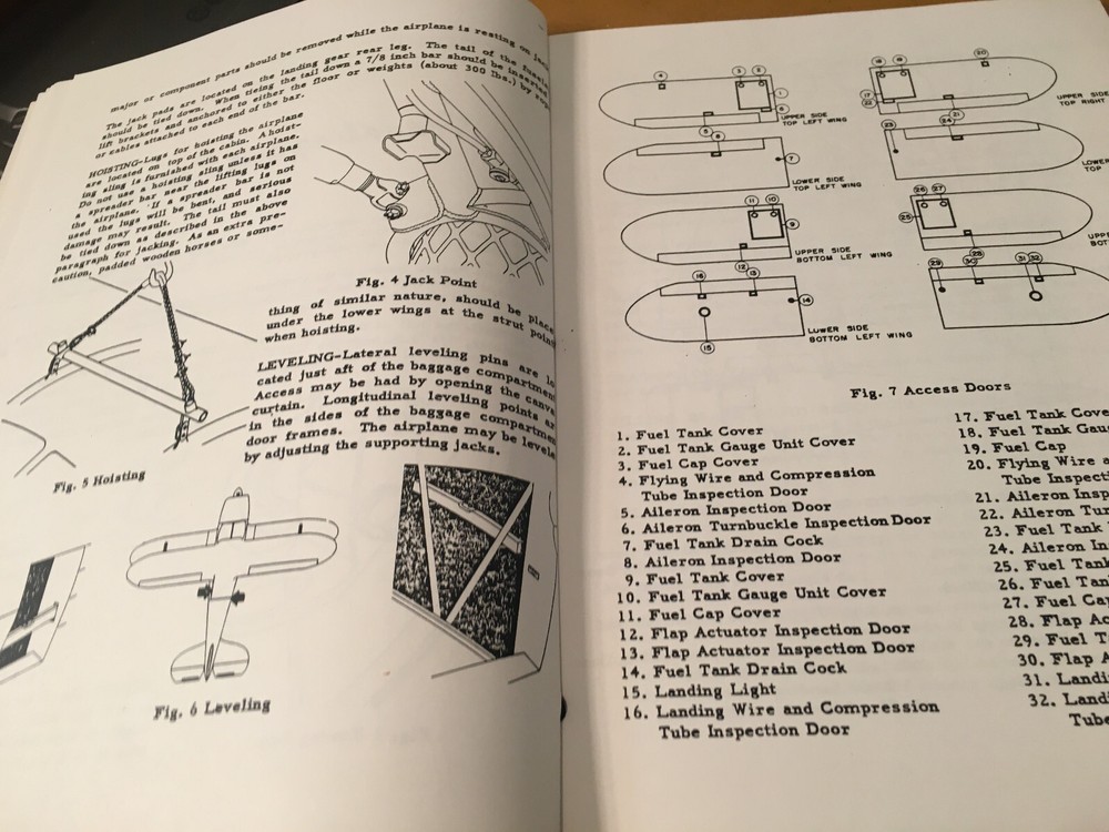 Beechcraft G17S Service Manul. aka Staggerwing