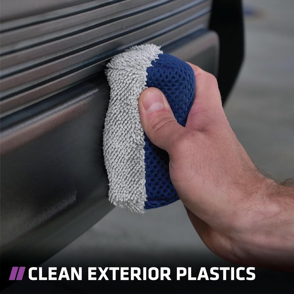 Tire Shine Applicator Sponges, Multi-Purpose Mesh and Microfiber Applicator P...