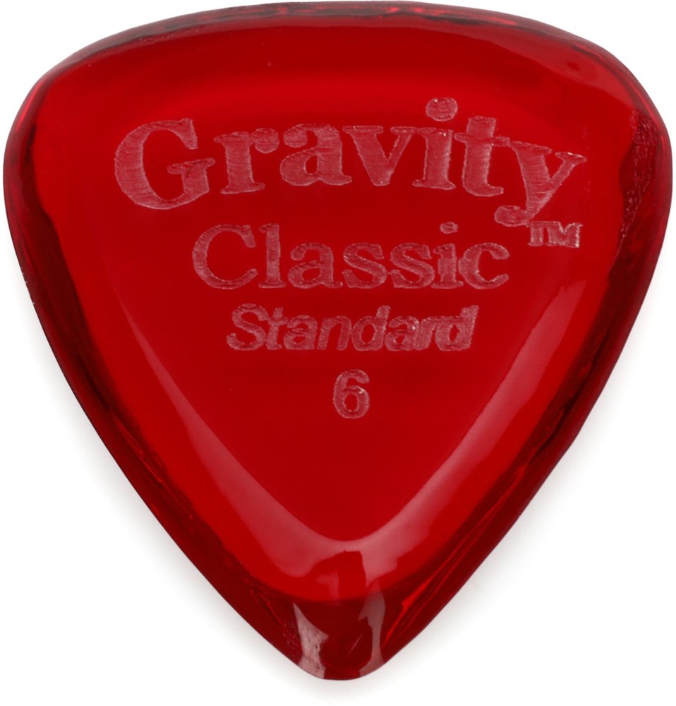 Gravity Picks Classic - Standard Size, 6mm, Polished (2-pack) Bundle