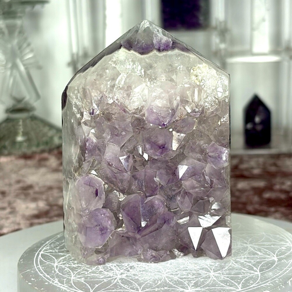 Amethyst Druzy Tower- ADT601