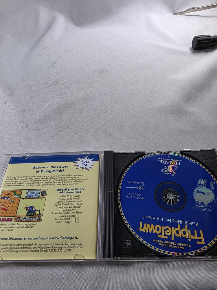 Thinkin' Things: Frippletown PC MAC CD learn maps direction number patterns game