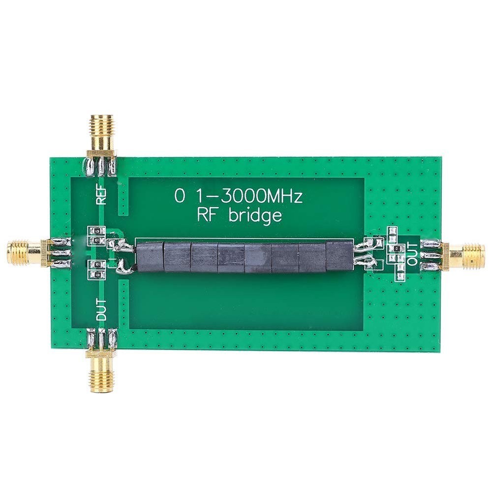 RF SWR Reflection Coefficient Analyzer Module 0.1-3000MHz Antenna Bridge SMA Con