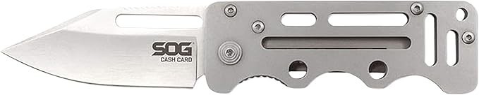 SOG Cash Card Frame Lock Knife