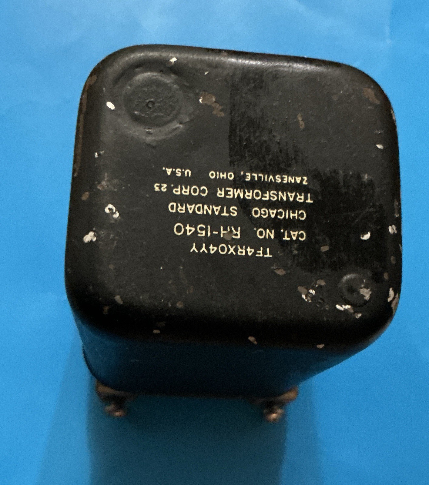 Vintage Chicago Standard Transformer TF4RX04YY RH-1520 - CHOKE 15HYS