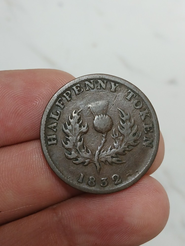 1832 Nova Scotia Half Penny