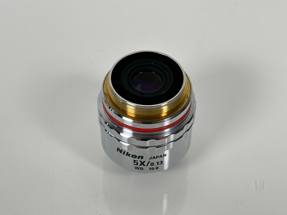 Nikon CF Plan 5x/0.13 ∞/0 BD WD 10.0 Microscope Objective Lens