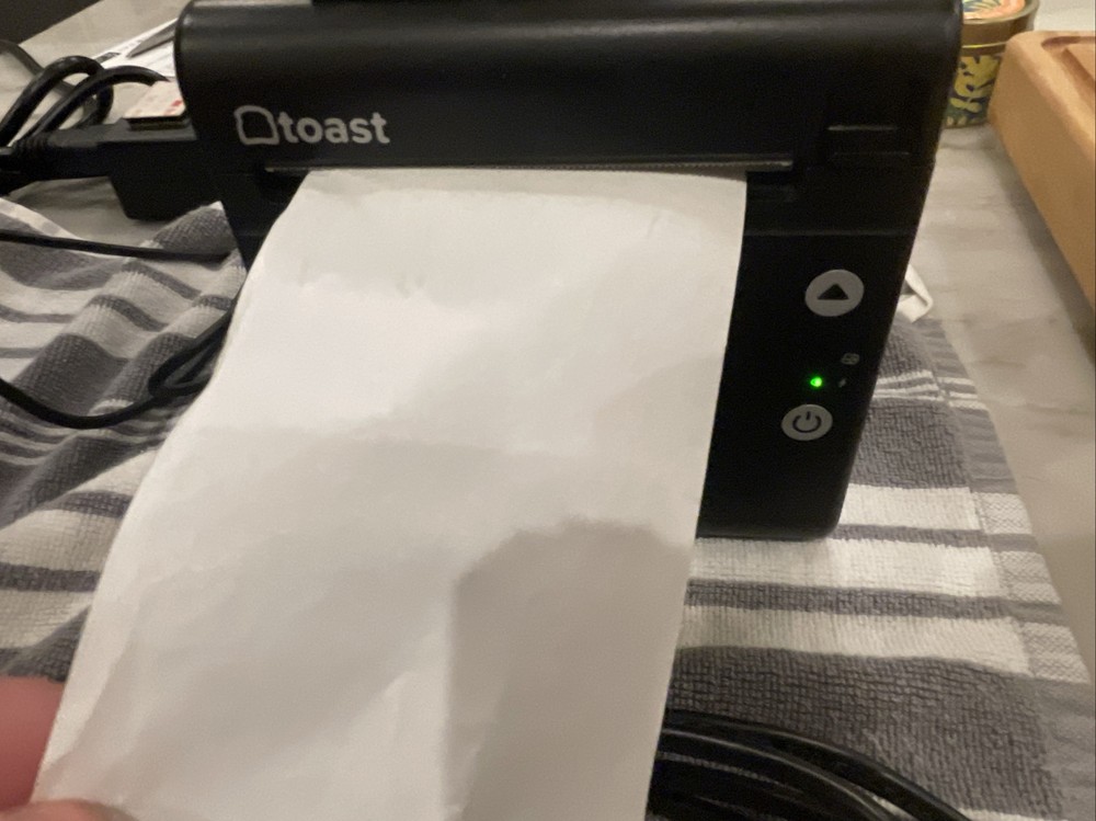 Toast Flex POS Tablet with Tap CC reader, Toast Printer TT200 TP200 Excellent!!!