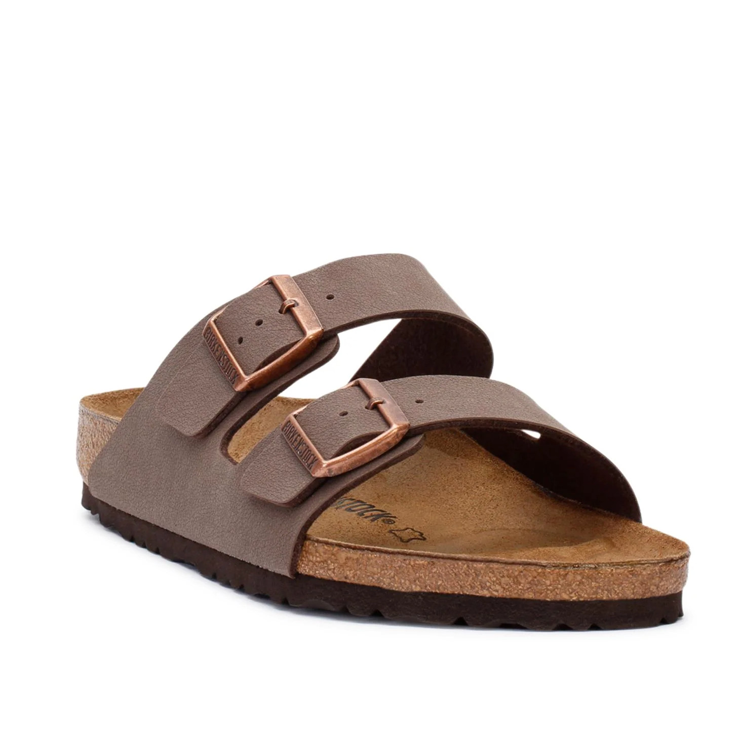 Birkenstock Arizona Mocha Birkibuc Leather Soft Footbed Comfort Sandals