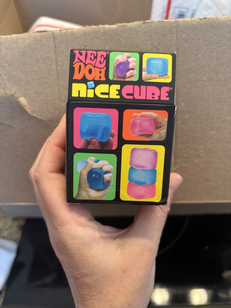 Needoh Nice Cube Blue New Fast Shipping