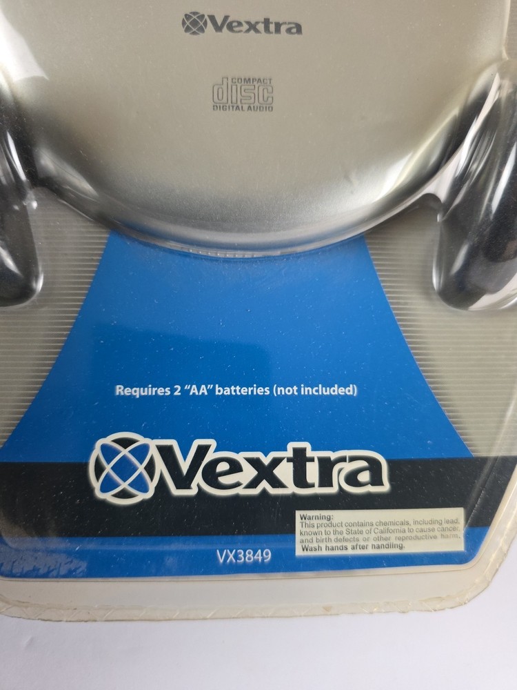 Vintage Vextra CD Player NEW/SEALED Programmable Memory Silver