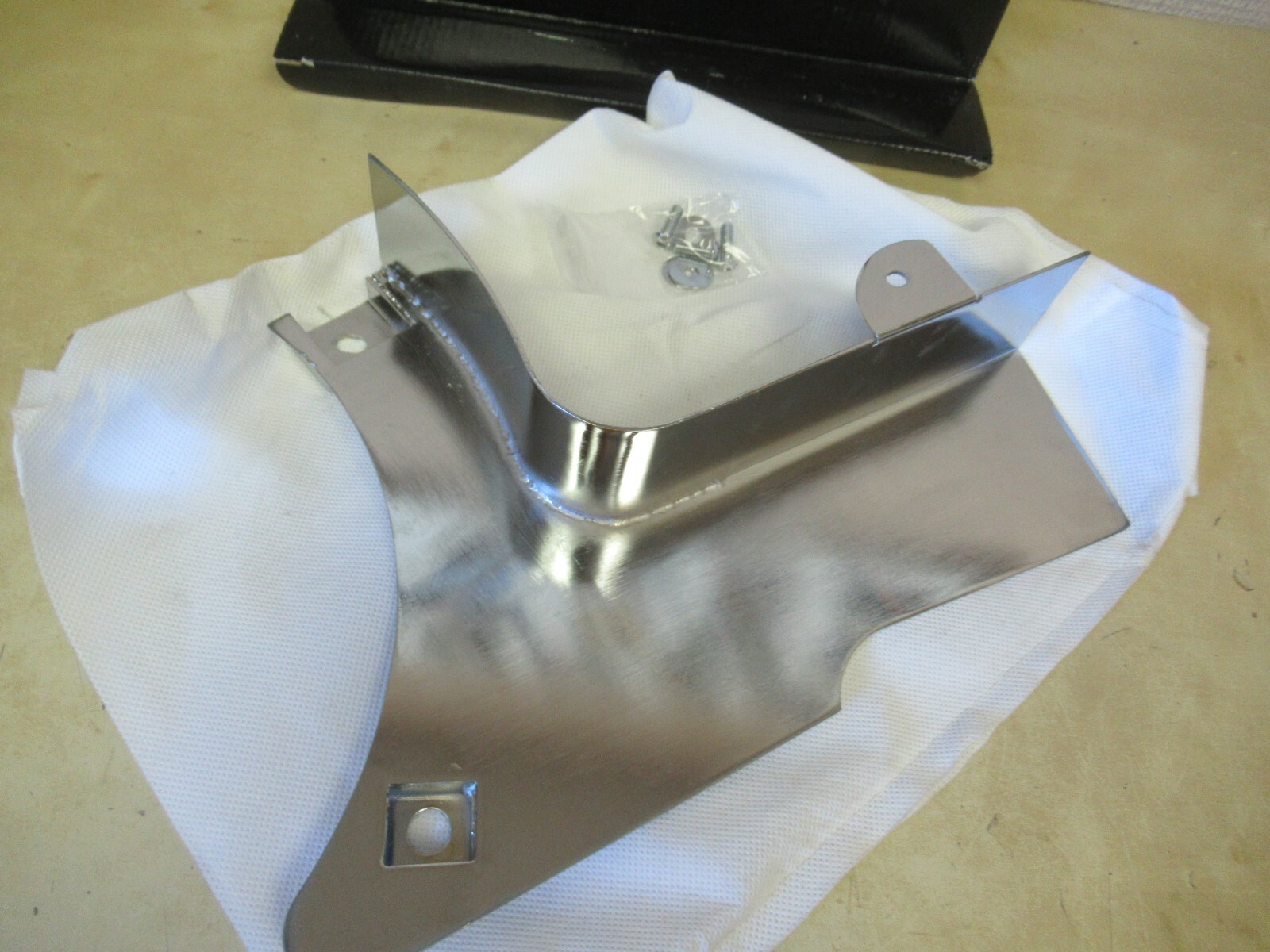 ROADKROME CHROME STEEL LOWER BELT GUARD - KAWASAKI VULCAN VN2000 2004-10