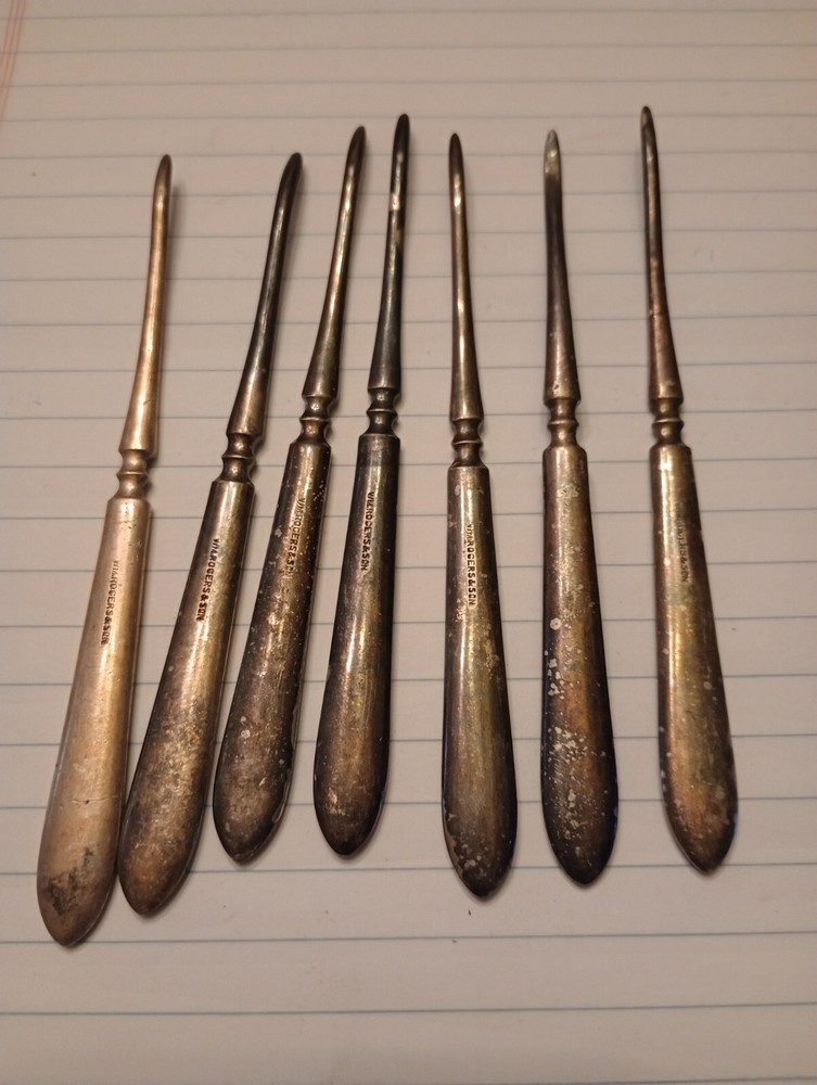 7 Silver plate Nut Pics