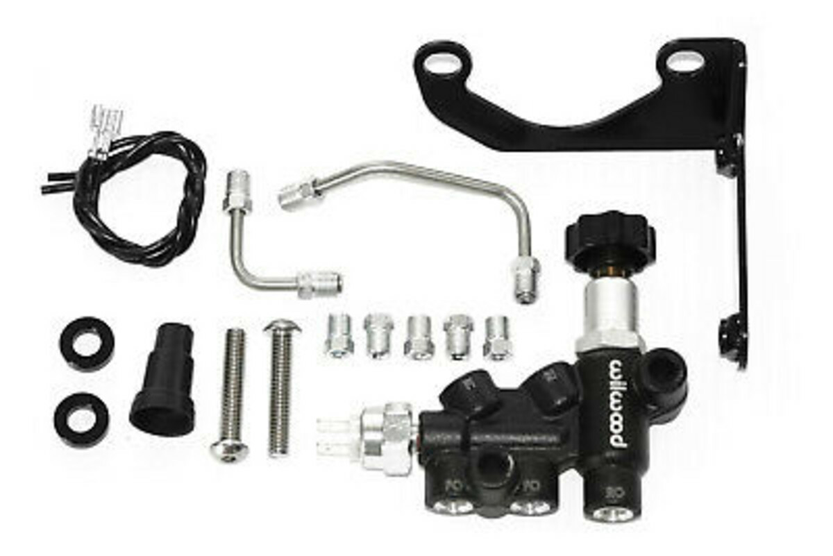 Wilwood Polished 1" Bore Master Cylinder & Adjustable Proportioning Valve