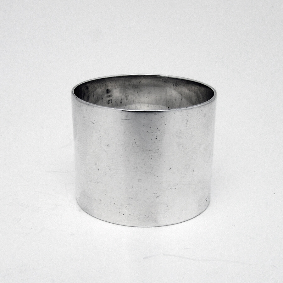 Heavy Plain Napkin Ring Reed Barton Sterling Silver Mono S