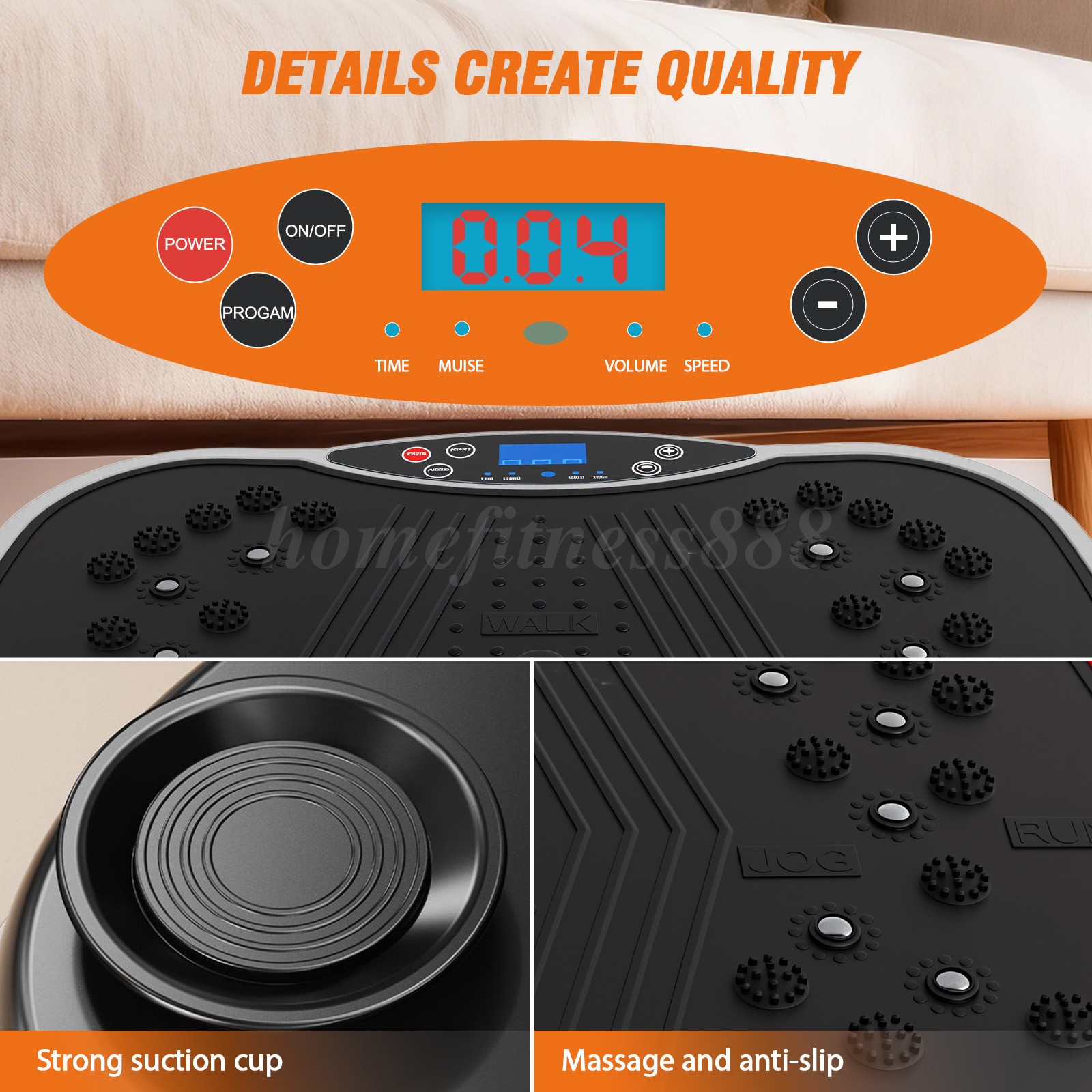 Vibration Plate Exercise Machine for Weight Loss & Lymphatic Drainage Fitness US