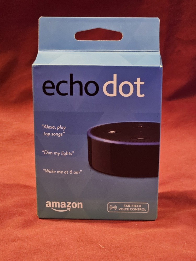 Amazon Echo Dot (2nd Generation) Smart Speaker  Black New Sealed In Box