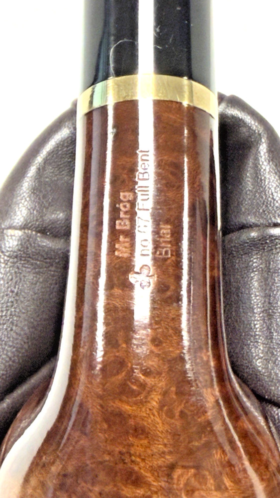 Mr. Brog #67 Smooth Full Bent Egg 9mm Filter Pipe w Acrylic Stem