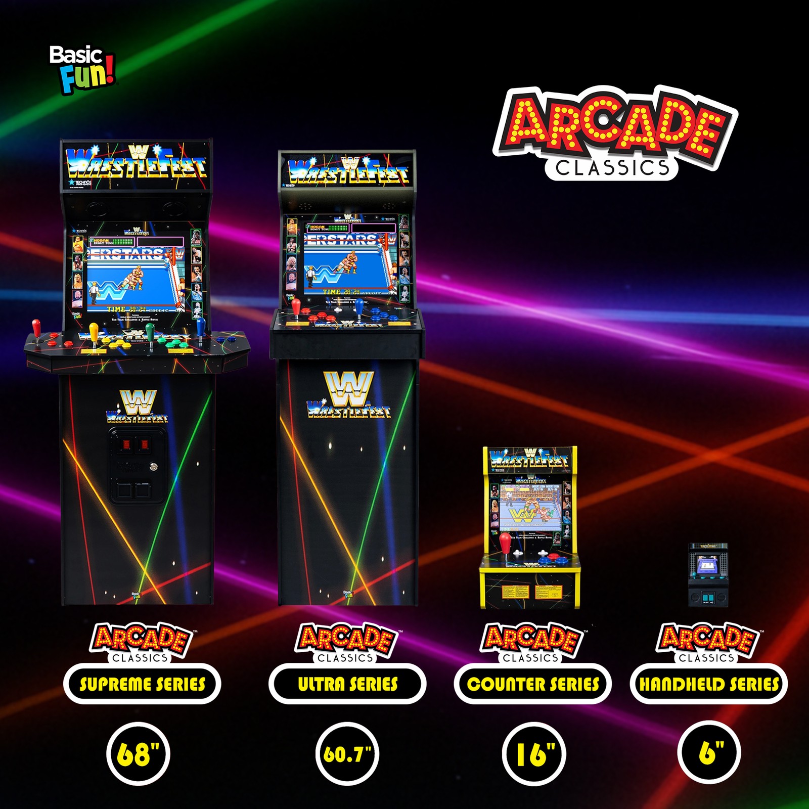 Arcade Classics Atari Tempest Counter Series Arcade Game with 8 Inch Screen