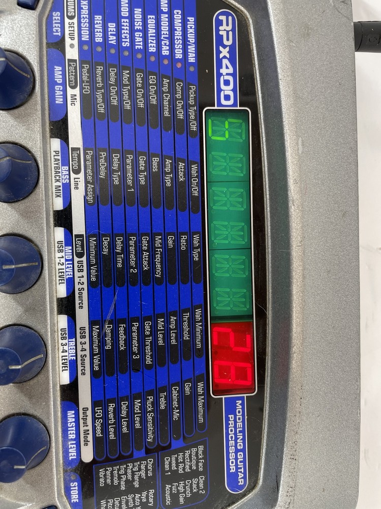 DigiTech RPX400 Modeling Guitar Processor Multi-Effects Pedal Pedalboard ONLY
