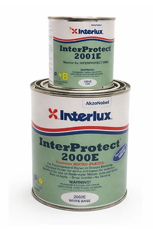 Interlux  Interprotect Epoxy Barrier Coat Kit White 1 Quart 2002Q