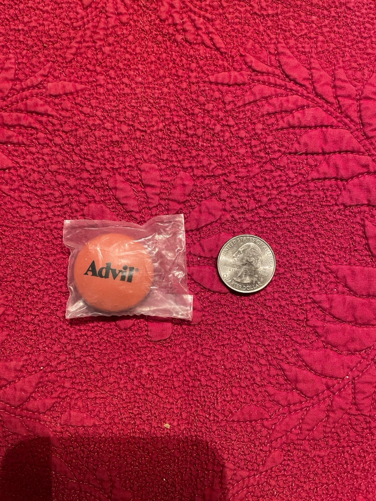 Vintage Advil Caplet Magnet Pharmaceutical Promo Advertising