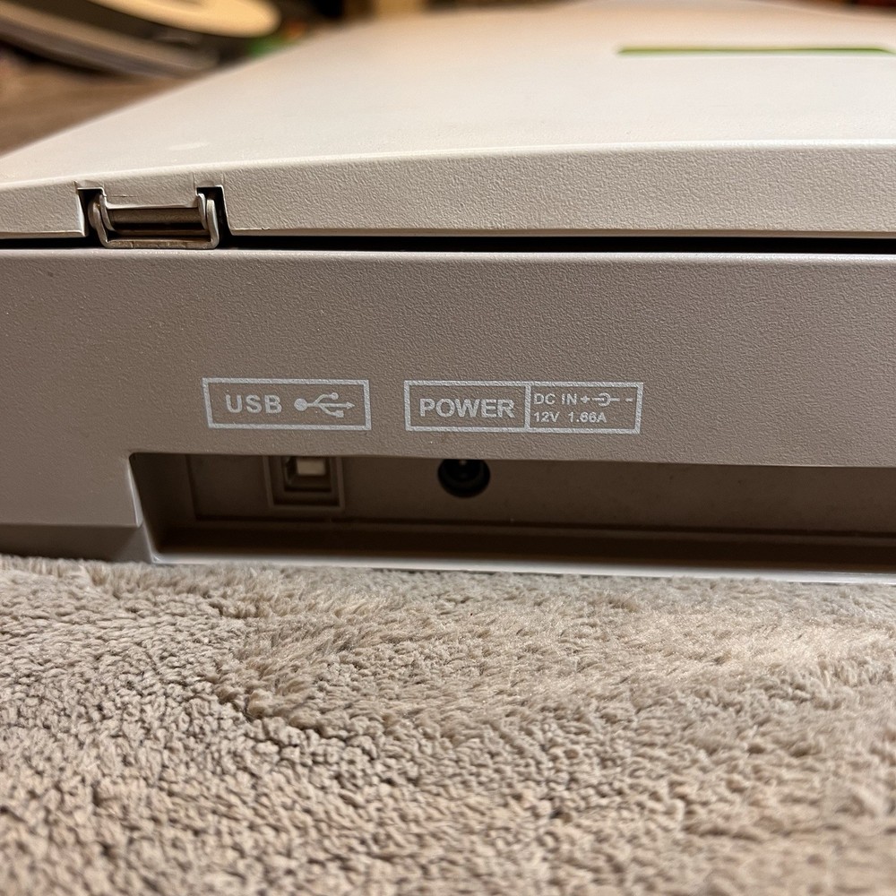 Mustek Paragon 1200 A3 Pro Flatbed Scanner With Cord / Untested