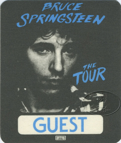 BRUCE SPRINGSTEEN 1981 THE RIVER BACKSTAGE PASS Guest
