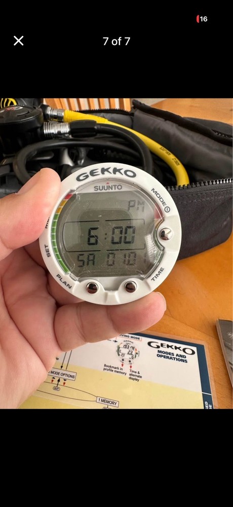 Suunto Gekko Diving Regulator With DIve Computer