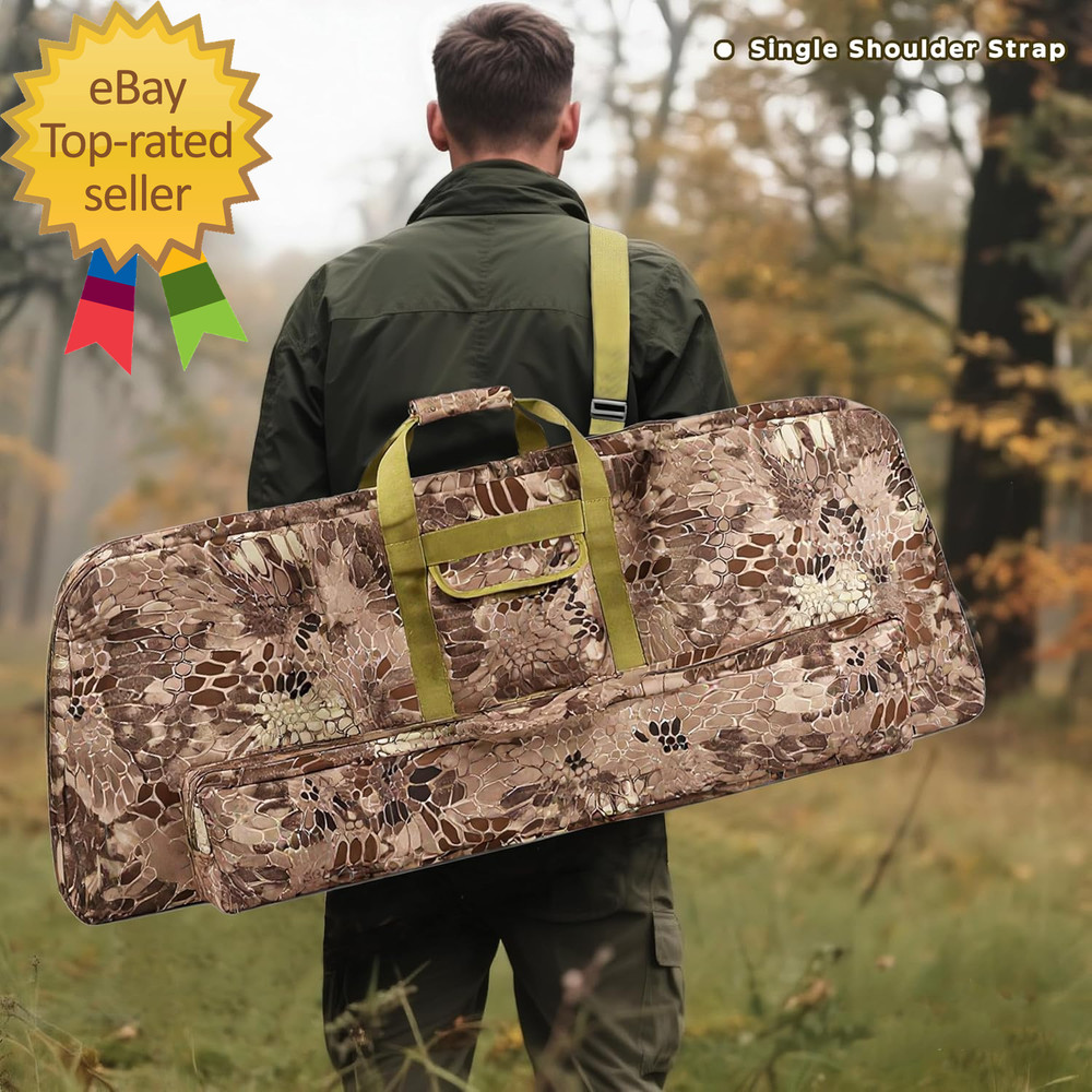 Compound Bow Case Soft Bow Case Compound Bow Carry Bag with Arrow Pocket