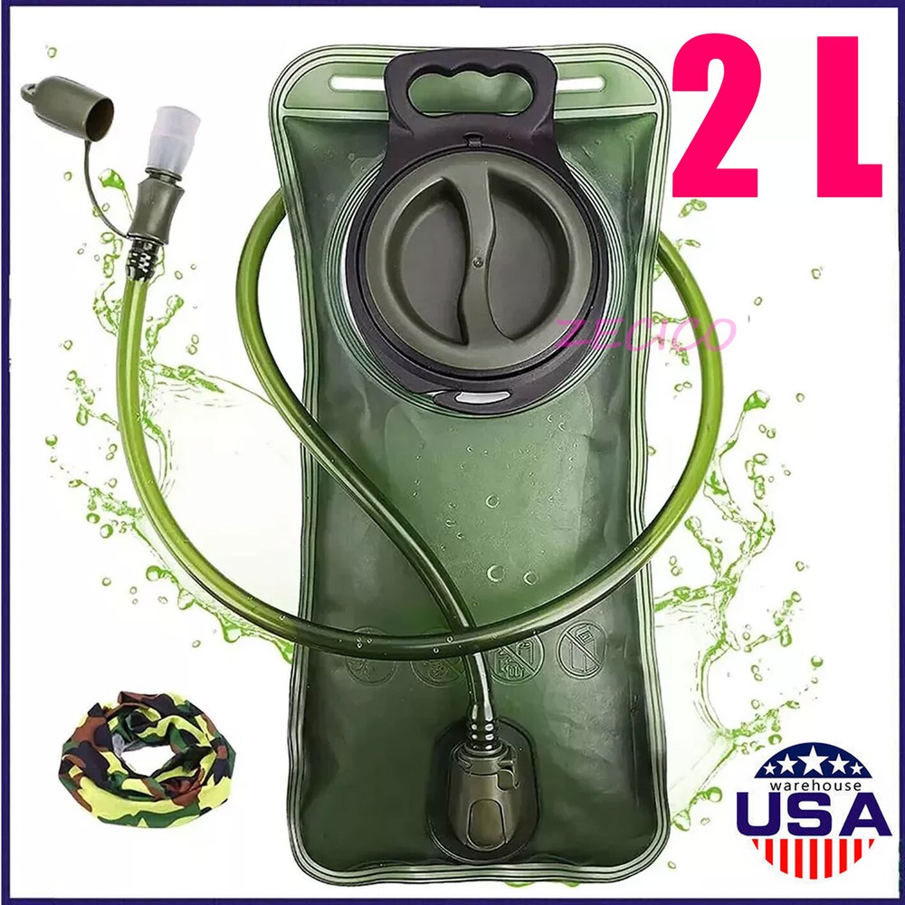 2 L Hydration Bladder Reservoir Water Pack Camel Back Replacement Running Hiking