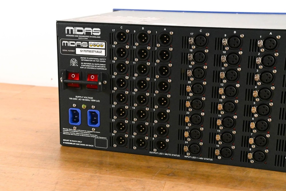 Midas DL231 24x24 Active Microphone Splitter CG01ZPG
