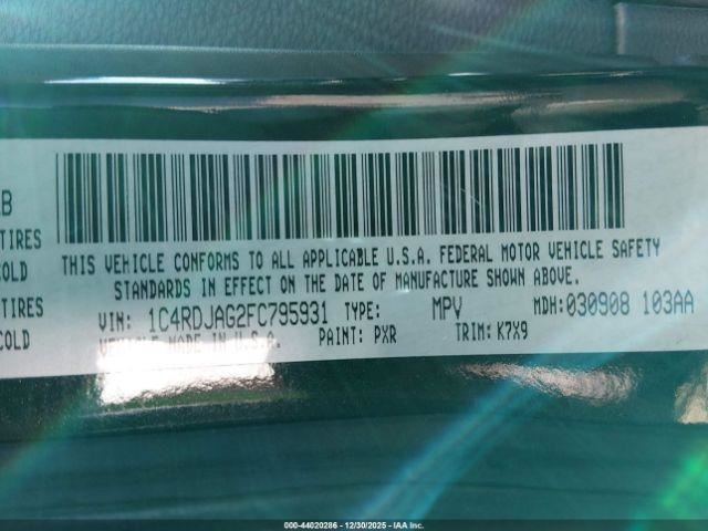 DURANGO 2015 Glove Box 4961330