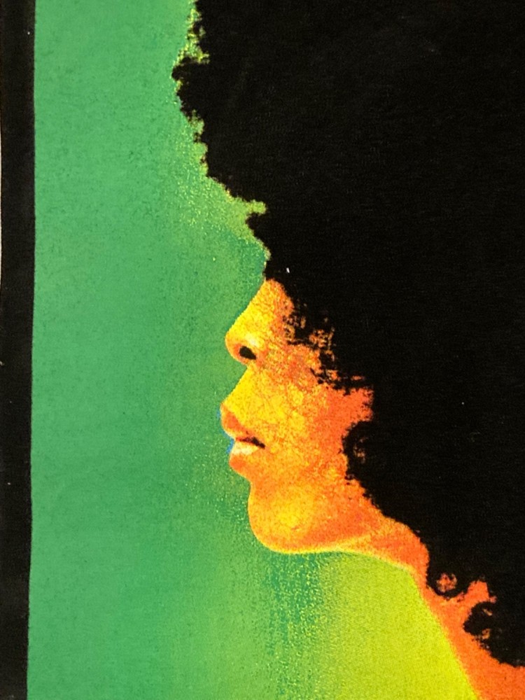 Erykah Badu 2003 Flocked Blacklight Promo Poster Worldwide Underground M