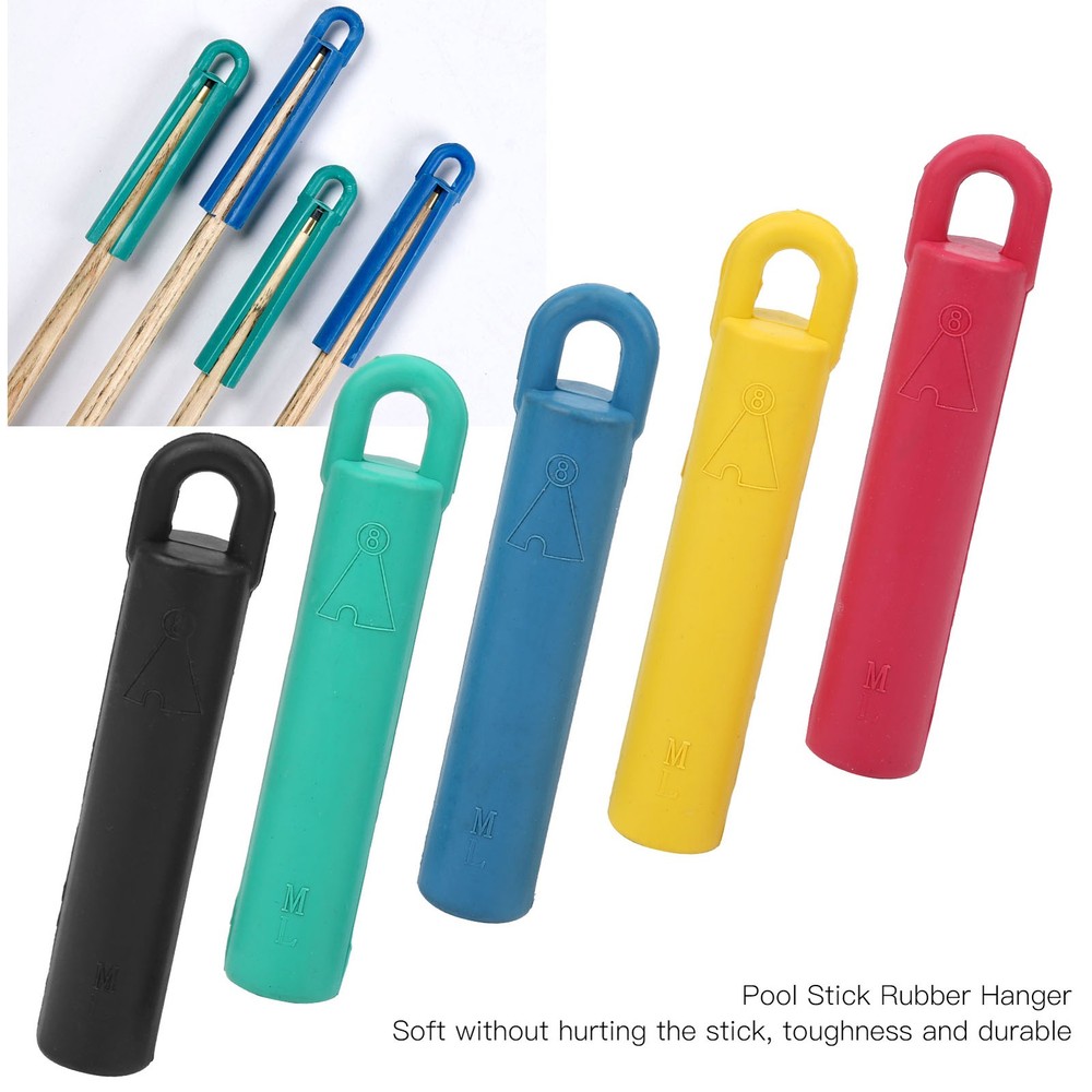 10 Pack Pool Stick Rubber Hanger Durable Storage Solution For Billiard Lovers