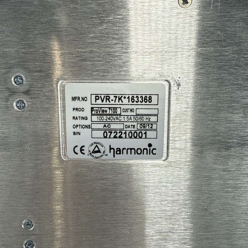 (FOR PARTS) HARMONIC Multifunctional Integrated Receiver Decoder ProView-7100