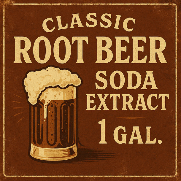 Brewers Best Classic Root Beer Soda Extract 1 Gal